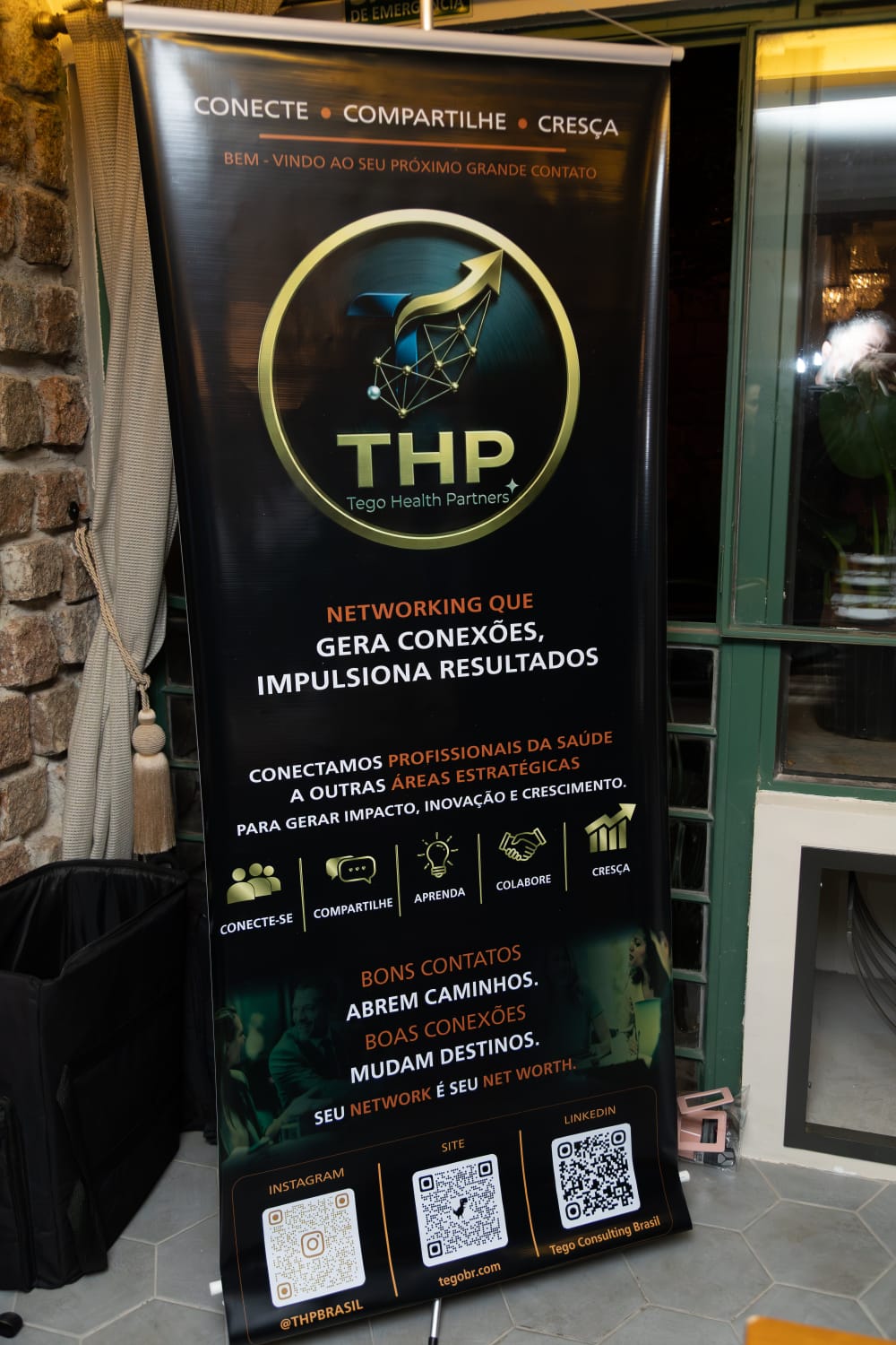 Banner THP — conecte, compartilhe, cresça